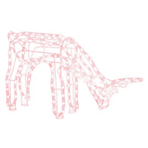 Poro Joulukoriste Lämpimän Valkoinen 73X31X45 Cm